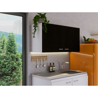 Lifestyle kitchen setting with cabinet visible (lifestyle)