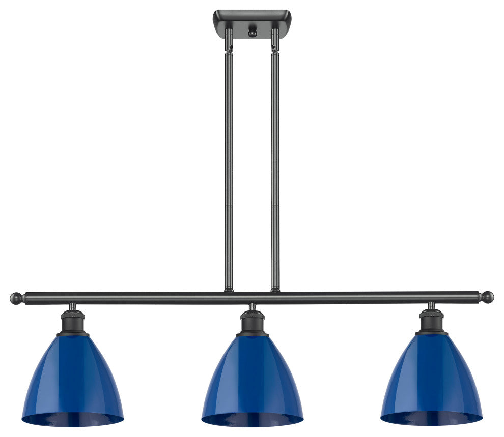 Innovations 516-3I-BK-MBD-75-BL 3 Light Island Light, Matte Black