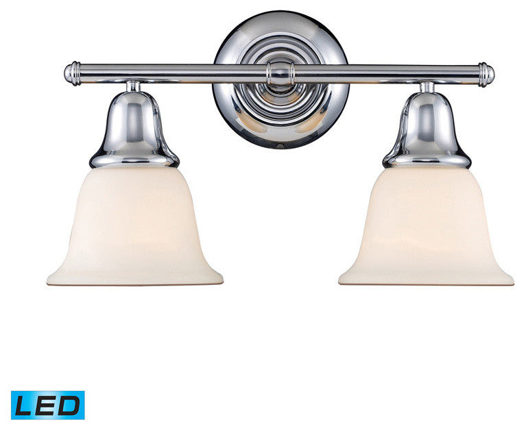 ELK Lighting Berwick 2-Light LED Vanity, Polished Chrome
