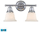 ELK Lighting Berwick 2-Light LED Vanity, Polished Chrome