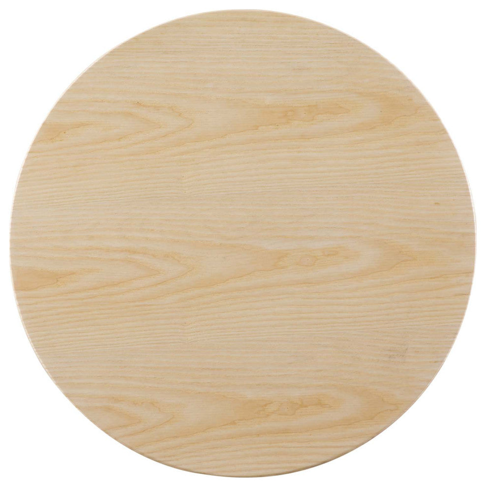 Bar Table, Round, Wood, Metal, Rose Gold Brown Natural, Modern, Bar Pub Bistro