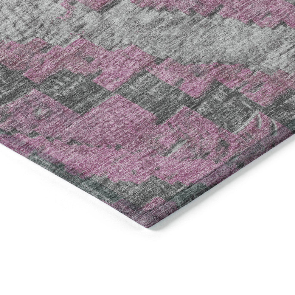 Machine Washable Indoor/Outdoor Chantille ACN1890 Blush 2'6" x 3'10" Rug