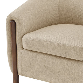 Ruth Accent Arm Chair, Barley Beige, Fabric