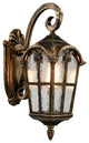 Outdoor Wall Light Waterproof Exterior Wall Lantern Brass With Rust