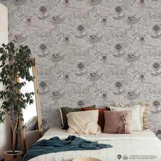 Grey Harry Potter Marauder's Map Peel & Stick Wallpaper
