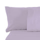 6-Piece 1800 Cotton Bamboo 4 Pillowcases Sheet Deep Pocket, Lilac, Full / Double