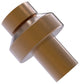 1" Cabinet Knob, Brushed Bronze