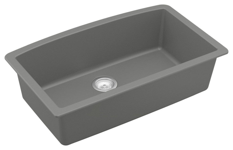 Karran USA QU-712 Quartz QU 32" Undermount Single Basin Quartz - Grey