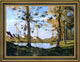 Henri Harpignies Autumn at Saint-Priva Framed Premium Canvas Print, 21"x28"