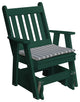 Poly Traditional English Glider, Turf Green