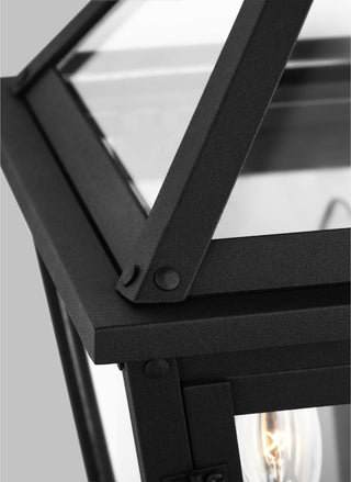 Hyannis Small Wall Lantern, Textured Black