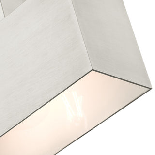 Brushed Nickel Contemporary, Refined Outdoor Wall Sconce