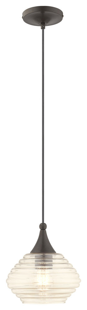 Livex Lighting English Bronze 1-Light Mini Pendant
