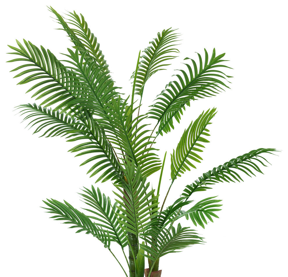 50.39" Artificial Palm Plant, Planter, Set of 2