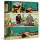 "New Toy Train" Painting Print on Canvas by Richard Sargent