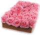 Exquisite Silk Rose Picks - Set of 50 - Romantic 8" Stems, Pink