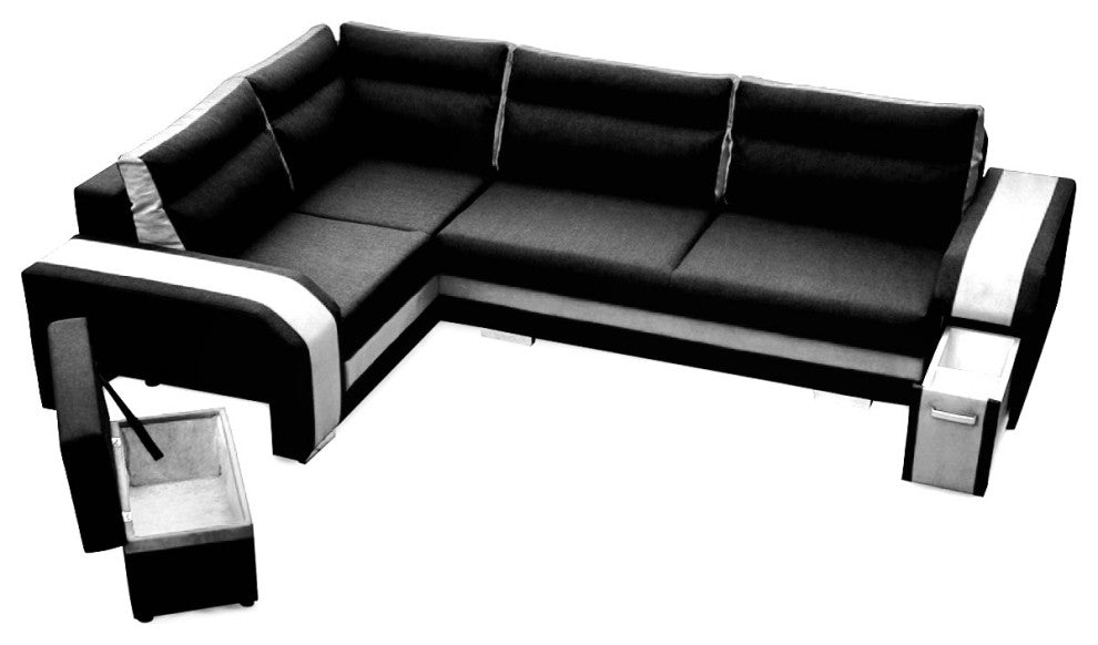 LUCIAN Sectional Sleeper Sofa, Left