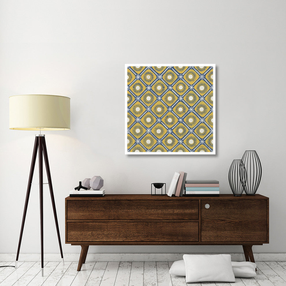 "Sunny Designs IV" Digital Paper Print by Kathrine Lovell, 38"x38"