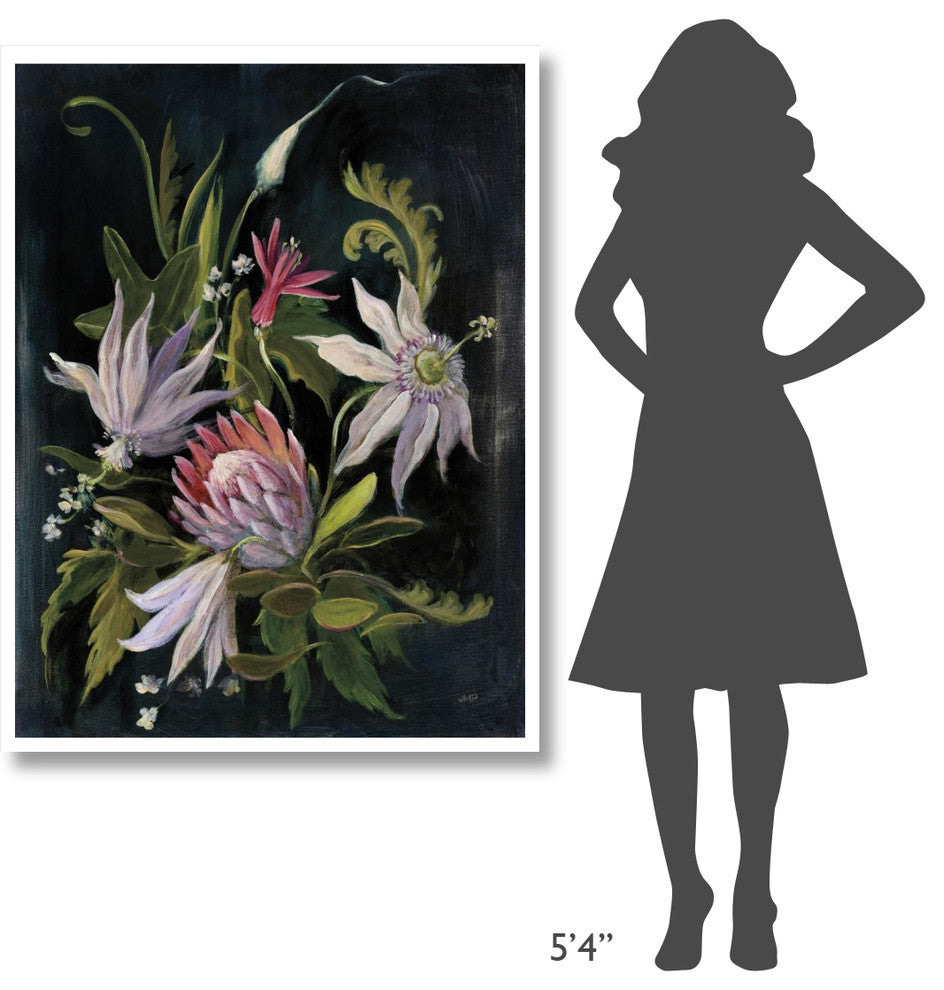 "Flower Show I" Digital Paper Print by Julia Purinton, 38"x50"