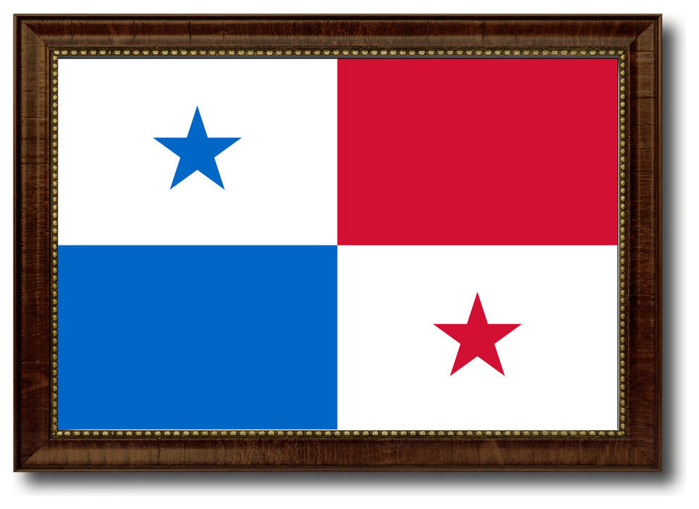 Panama Country Flag Canvas Print, 27"x39"