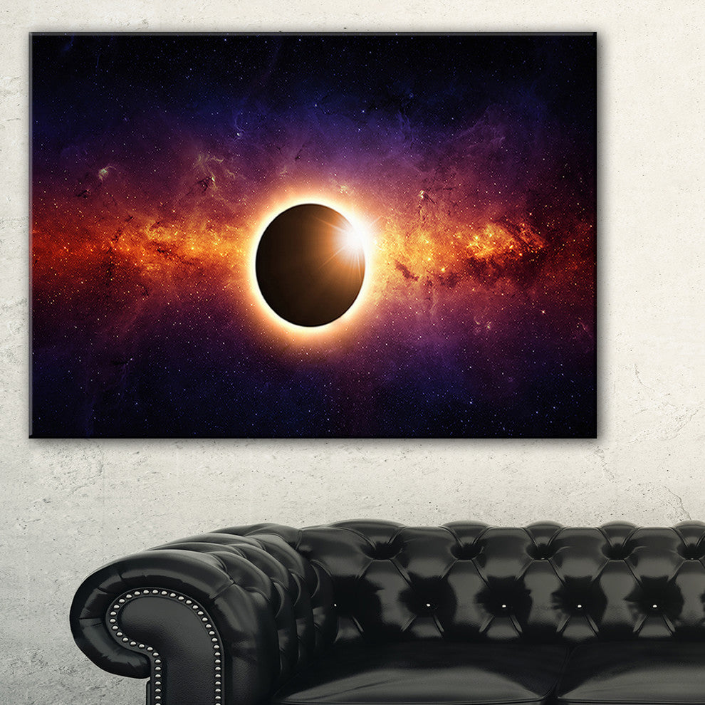 "Full Eclipse View" Canvas Print