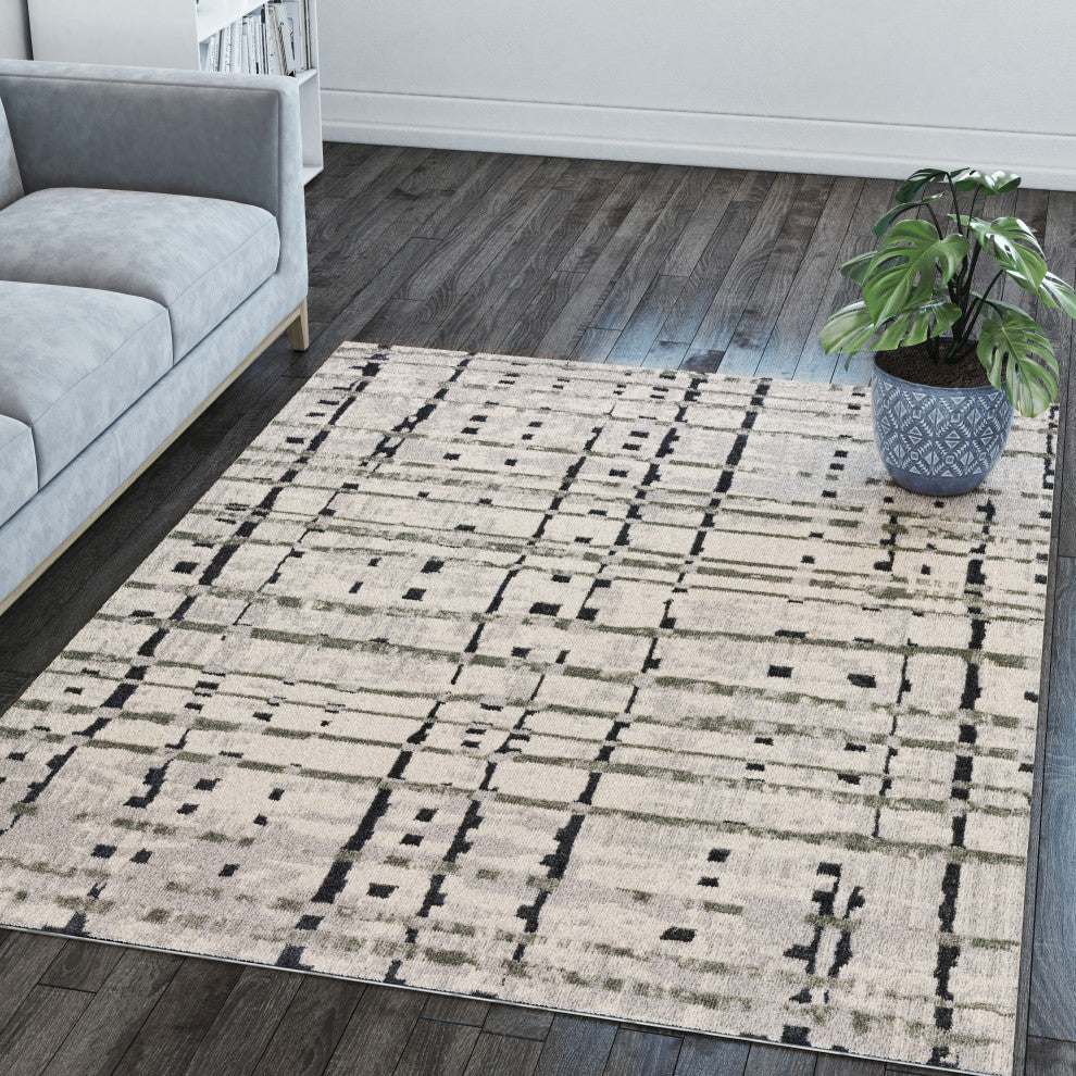 Dalyn Karma KM4 Grey 1'8" x 2'6" Rug