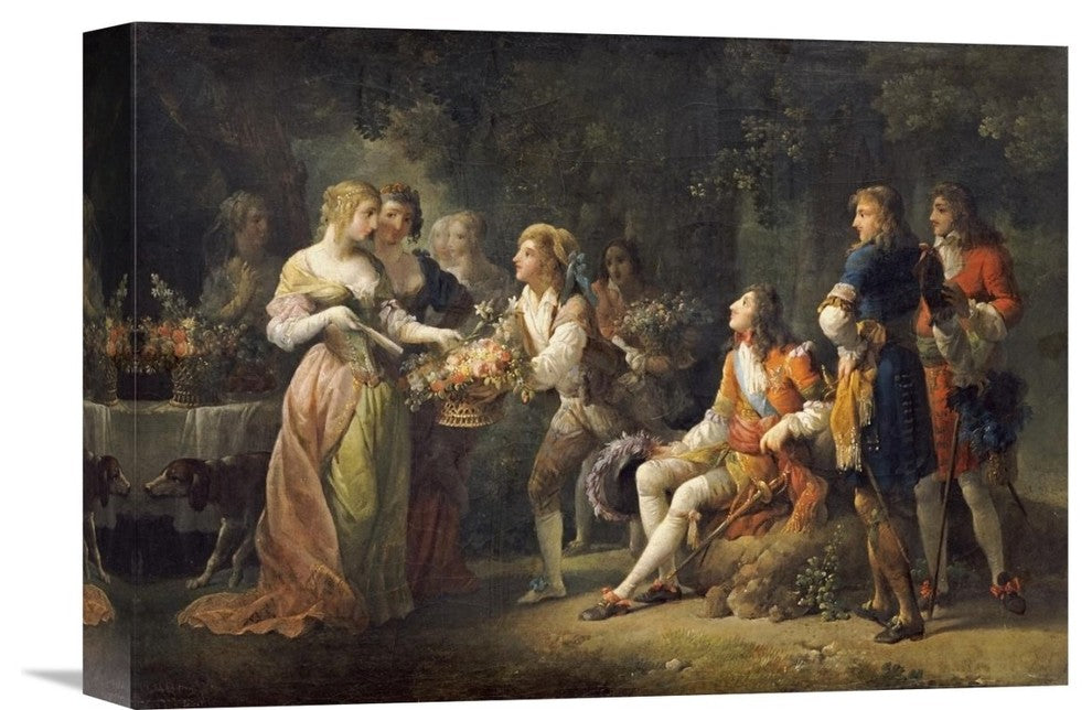 "Louis XIV of France Declaring His Love" Artwork, 16" x 11"