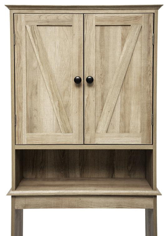 Dune Farmhouse Over the Toilet Bathroom Storage Cabinet, Brown