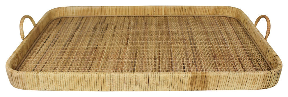 Jumbo Bamboo Rectangular Tray
