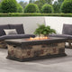 Troy Outdoor 50,000 BTU Lightweight Concrete Fire Pit, No Tank Holder