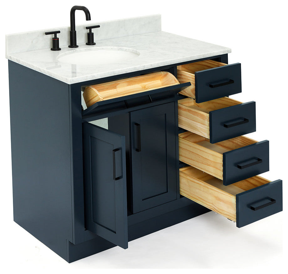 Ariel T037SLCW2OVO Hepburn 37" - White