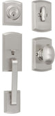 Delaney Hardware Visconti Series Residential Dummy Handle Set, Satin Nickel
