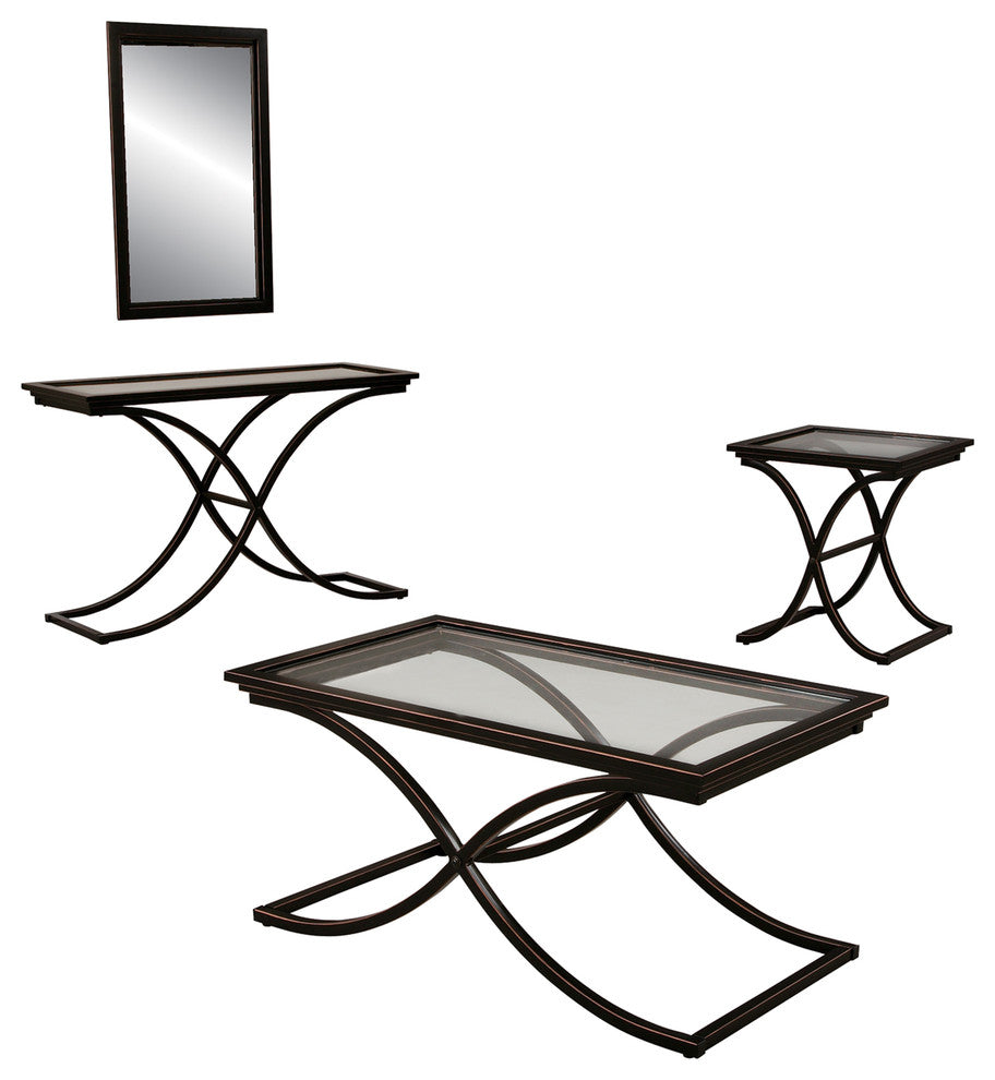 Serafine Cocktail Table Black