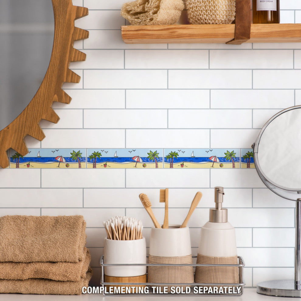 Captain Beachy Ceramic Wall Trim