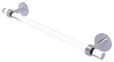 Clearview 30" Towel Bar with Dotted Accents, Satin Chrome
