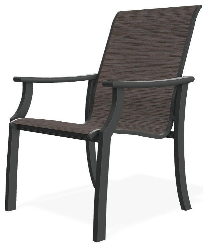 St. Catherine Sling Outdoor Armchair, James/Graphite