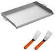 VEVOR 32" x 17" Stainless Steel Griddle Flat Top Grill Triple Griddle Cookware