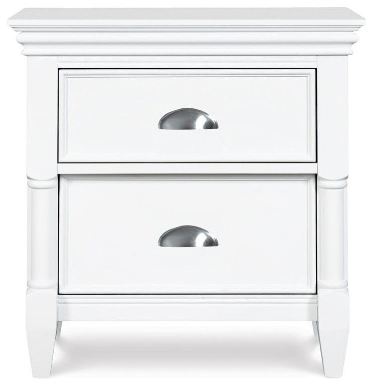 Magnussen Kasey 2-Drawer Nightstand, White