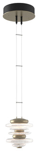 Cairn Mini Pendant, Soft Gold Finish, Standard Overall Height