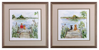 Lake Wall Art, 2-Piece Set