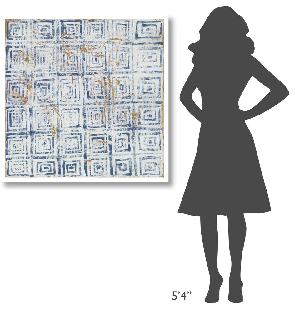"Maki Tile XIII" Digital Paper Print by Kathrine Lovell, 38"x38"
