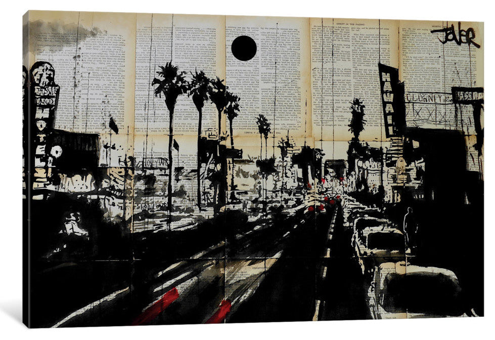 "La Scene Gallery" by Loui Jover, 18x12x1.5"