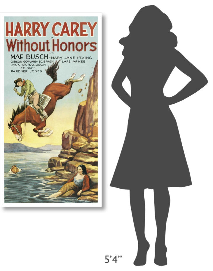 "Vintage Westerns: Without Honors" Digital Paper Print, 26"x50"