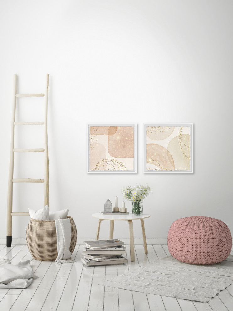 Green Fields Diptych, 2-Piece Set, 18x18 Panels
