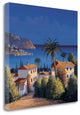 "Mediterranean Morning Shadows I" By David Short, Giclee on Gallery Wrap Canvas