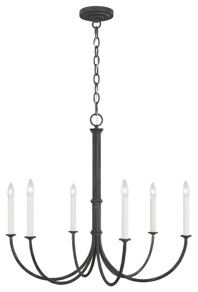 Champlain Medium Chandelier, Iron Oxide