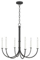 Champlain Medium Chandelier, Iron Oxide