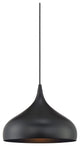 Savoy House Meridian 1 Light Pendant Matte Black