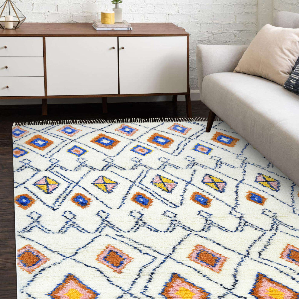 Mila, Handmade Area Rug 8'' 0" x 10'' 0"