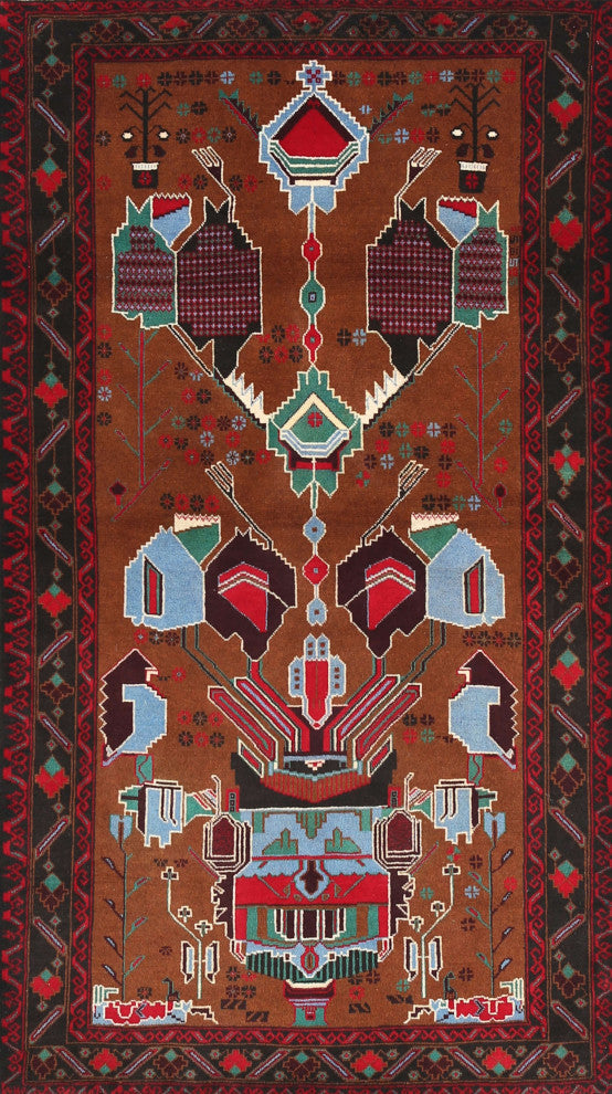 Ahgly Company Indoor Rectangle Traditional Area Rugs, 7' x 10'